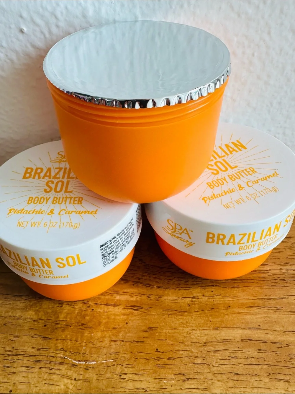 ILIA Bright Orange and White Kids Body Butter Trio